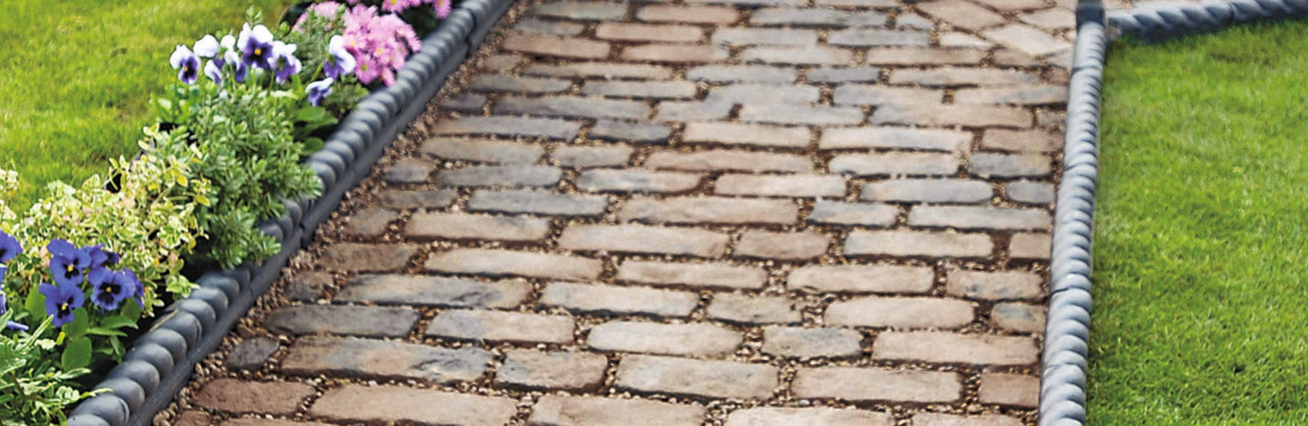 Antique Rope Top Edging Decorative Victorian Style Rope Top Garden