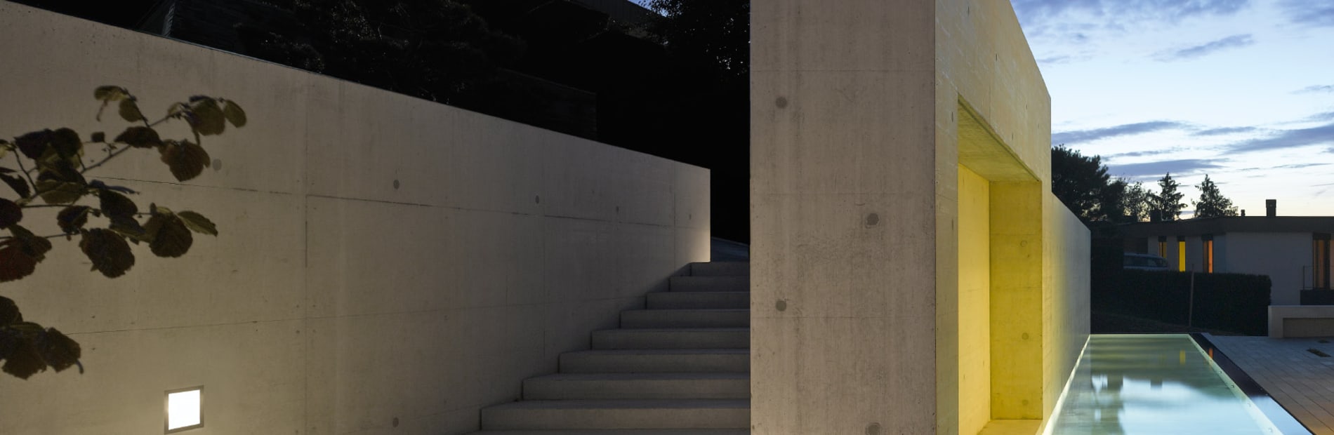 bega square recessed wall luminaire