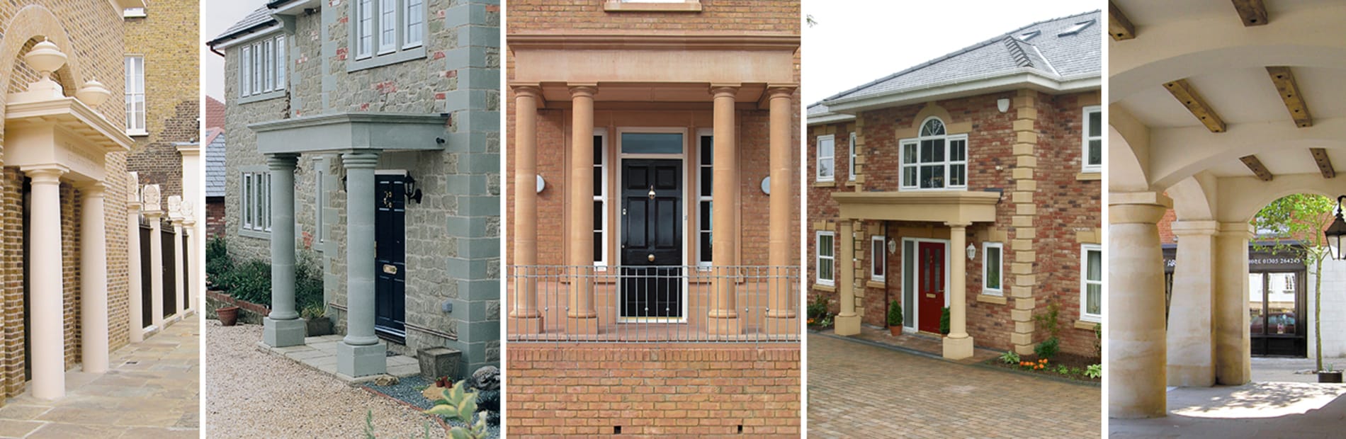 cast stone porticos and columns