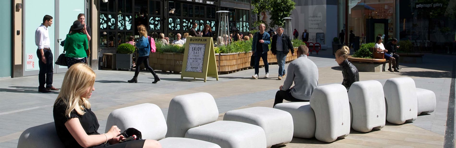 Get Wallpaper Commercial Street Benches Marshalls For Android Free