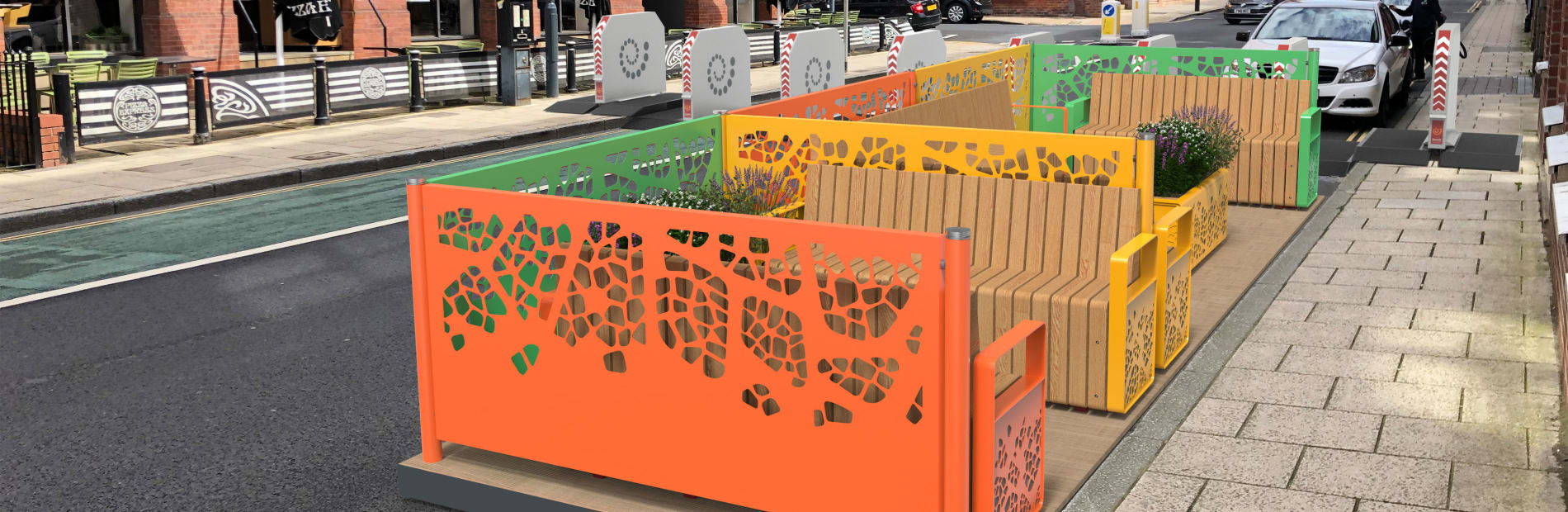pop up parklet render