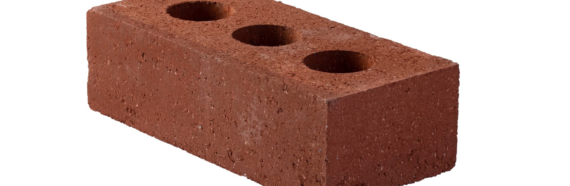 Perforated Engineering Brick - Red