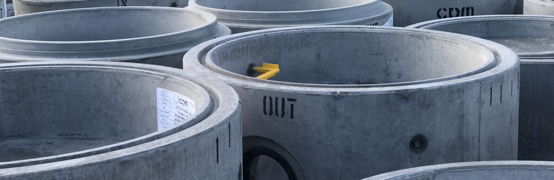 Concrete sealed manholes