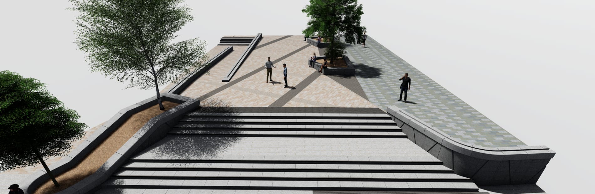 High street visualisation created by Marshalls Design Team