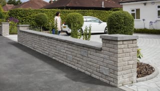 marshalite pitched face walling