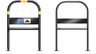 Red Route Motorcycle Stand
