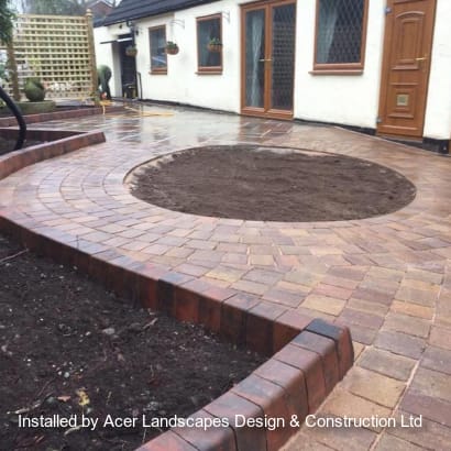 Marshalls patio product installed by a Marshalls register member