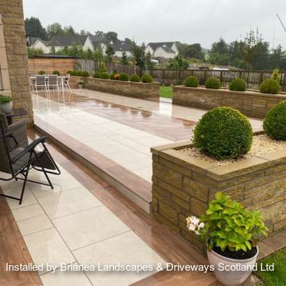 Marshalls patio product installed by a Marshalls register member