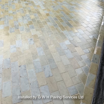 Marshalls Installer Imagery of GWH Paving Services.