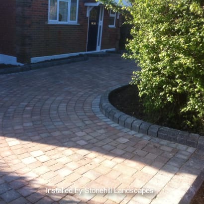 Marshalls driveway paving installed by Installer.