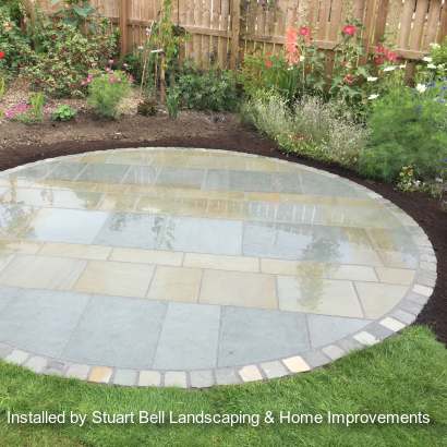 Marshalls Scoutmoor paving installed by a Marshalls register member.