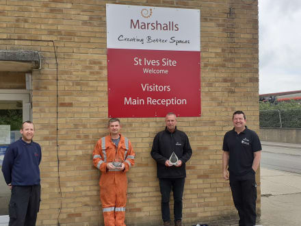 Marshalls Engineering Apprentice receives Award