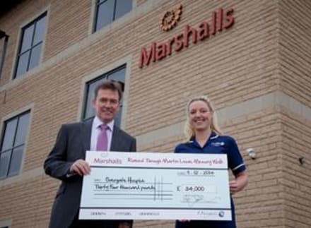 Employees raise £34,000 for Overgate Hospice