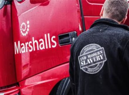 Marshalls takes part in Crimestoppers campaign on Modern Slavery