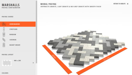 Modal Paving Design Tool