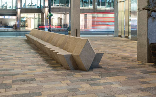 Natural stone paving