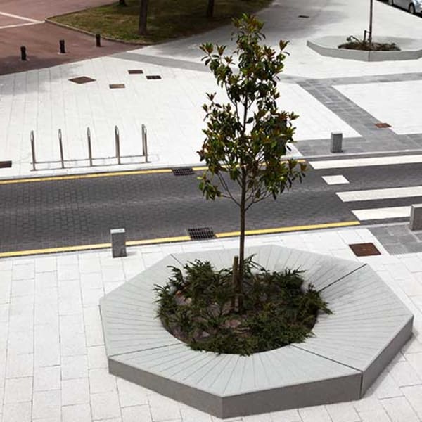 escofet otto concrete planter