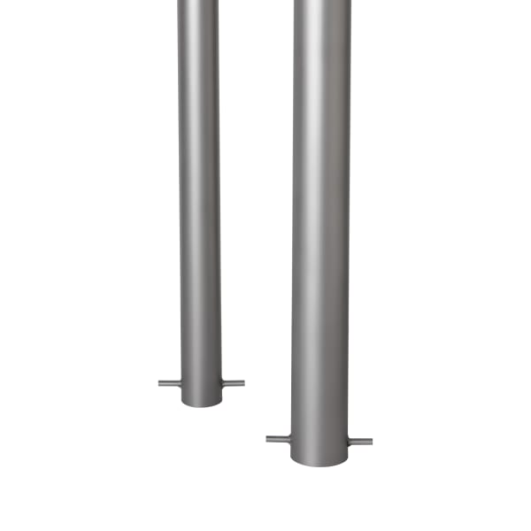 essentials 304 stainless steel bollards - bead blast finish