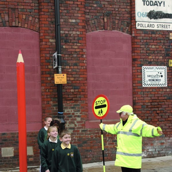 ferrocast giant pencil polyurethane bollard