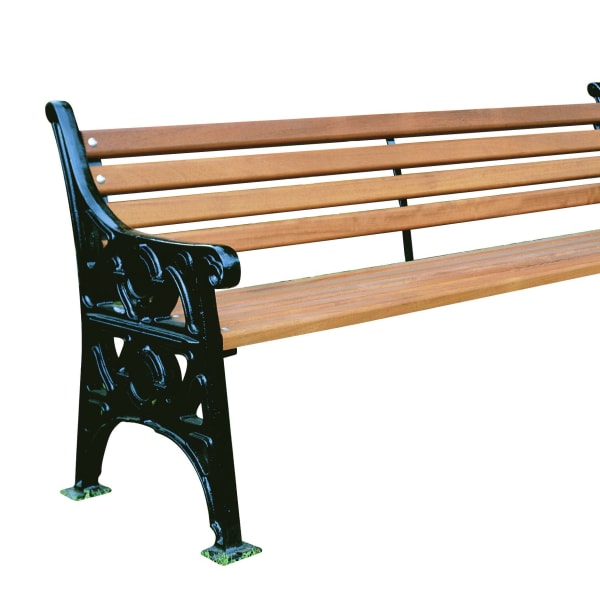 imperial heritage seat in cast iron and timber