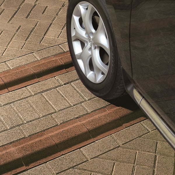 keycheck rumble strip and deterrent concrete paving