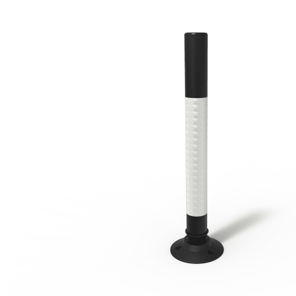 swing wand bollard black 1000