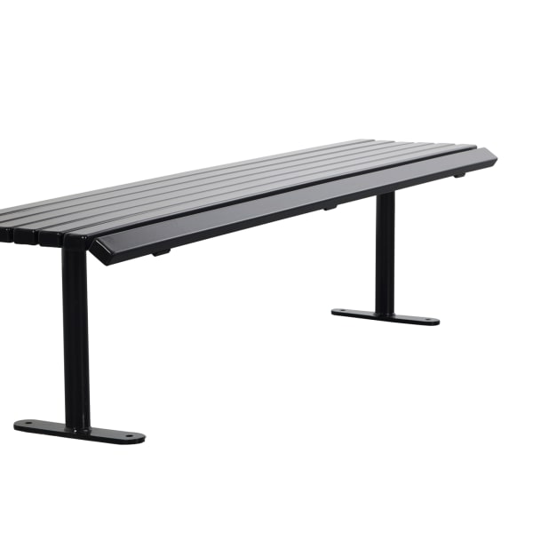 ollerton academy bench in steel