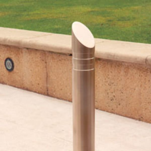 rhino m3 mitre top stainless steel bollard