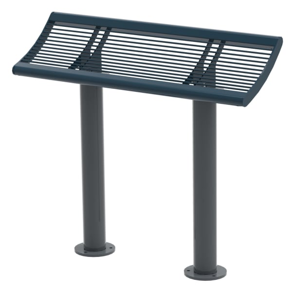 urban city perch seat - steel & pc