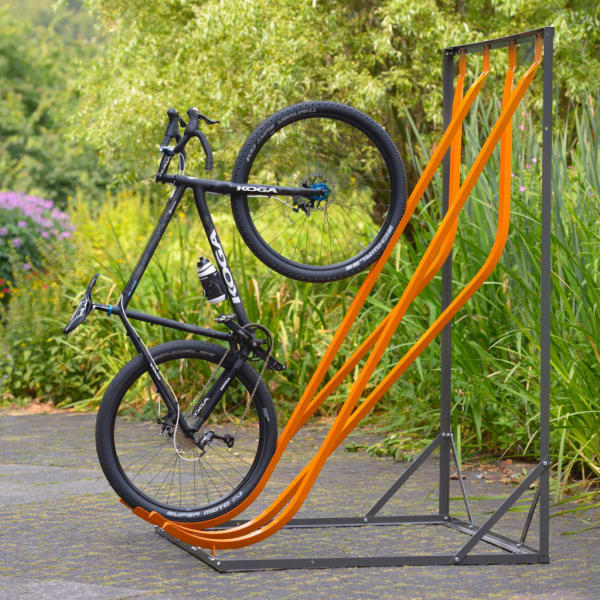 vertical stacking cycle stand