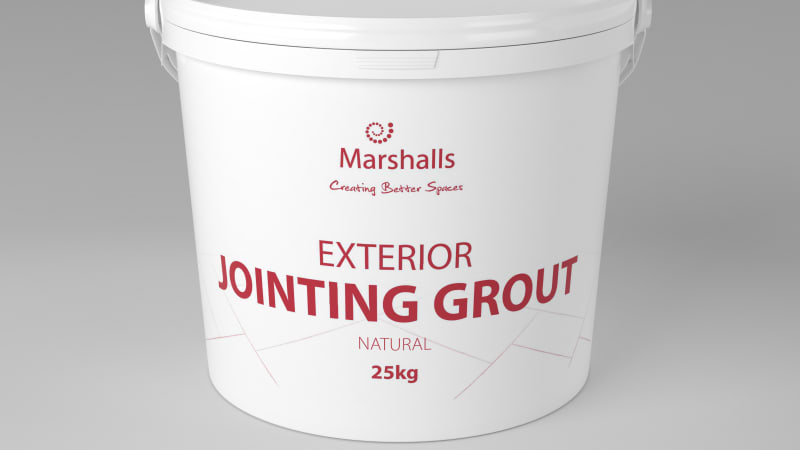 Marshalls Exterior Jointing Grout Tub Natural