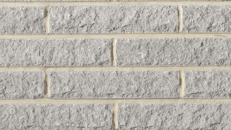 Marshalls Marshalite Pitched Faced walling in Ash Multi.
