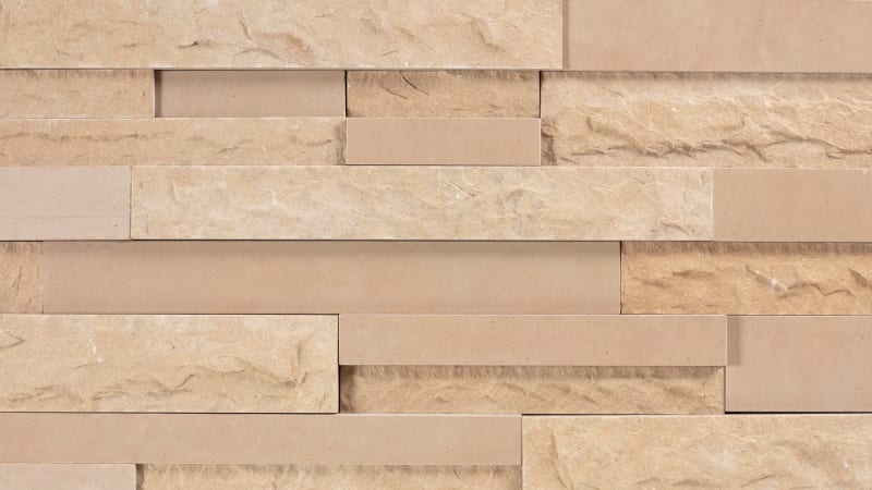 Marshalls Stoneface textured walling in Golden Sand Multi.
