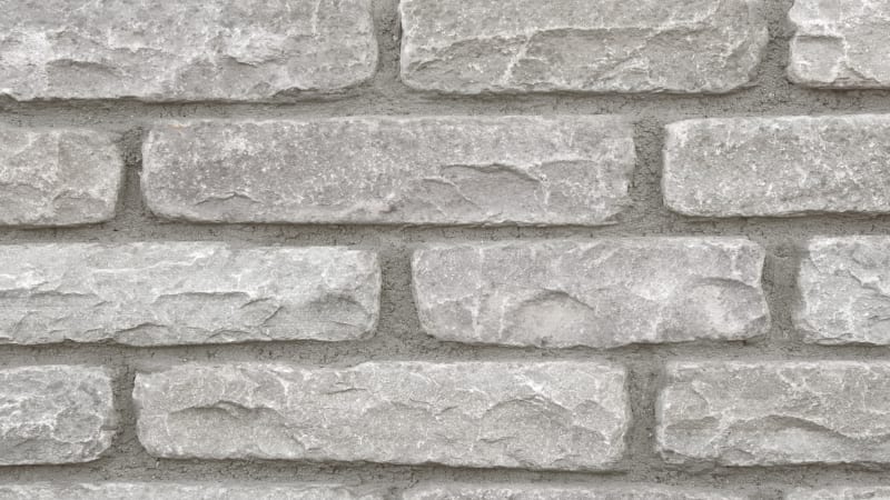 Marshalls Traditional Tumbled walling in Silver Birch.