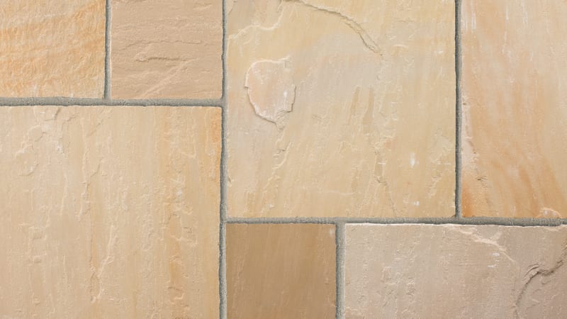 Indian Sandstone - Buff Multi
