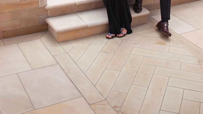 Sawn Versuro Linear - Golden Sand Multi And Autumn Bronze Multi