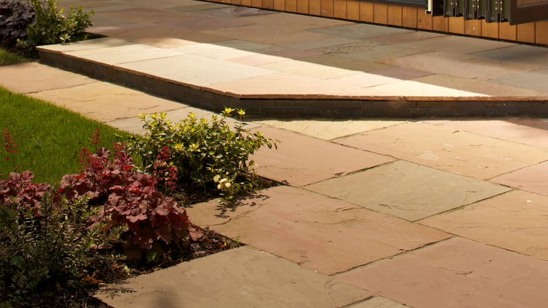 Indian Sandstone - Buff Multi