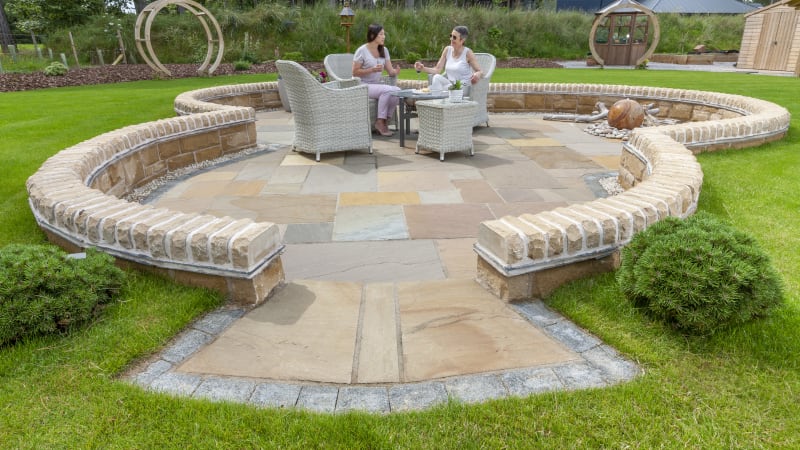 Indian Sandstone - Brown Multi