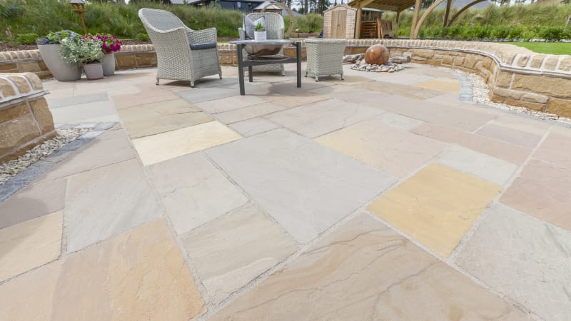 Indian Sandstone - Brown Multi