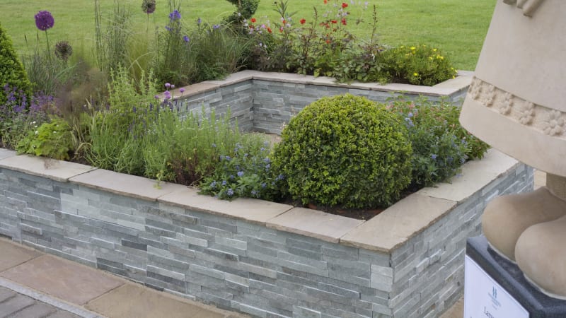 Stoneface Drystack Veneer Walling - Slate Verte