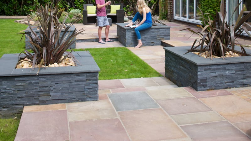Stoneface Drystack Veneer Walling- Slate Dusk