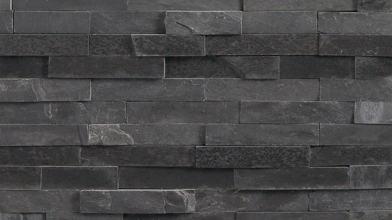 Stoneface Drystack Walling - Slate Dusk