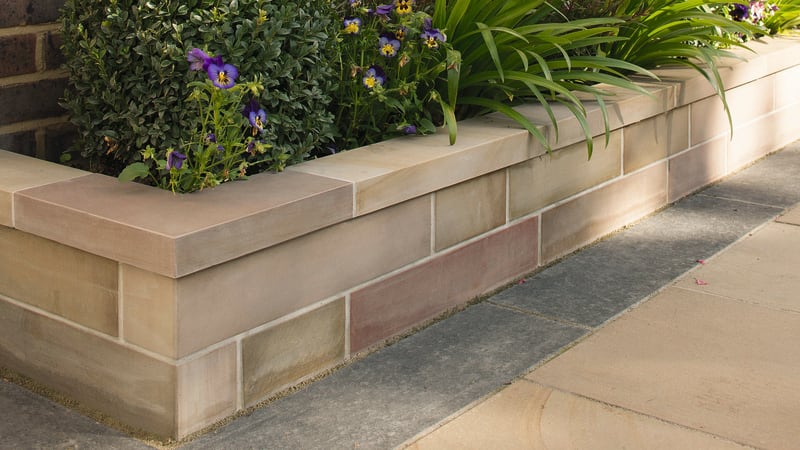 Stoneface Sawn Veneer Walling - Autumn Bronze