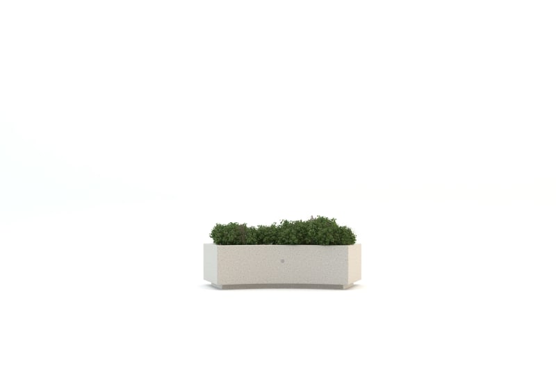 Demetra Curved Planter BIM Model