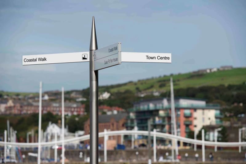 Geo Signage Fingerpost BIM Model