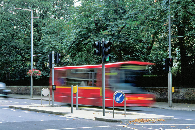 Geo Traffic Signage Keep Left BIM Model