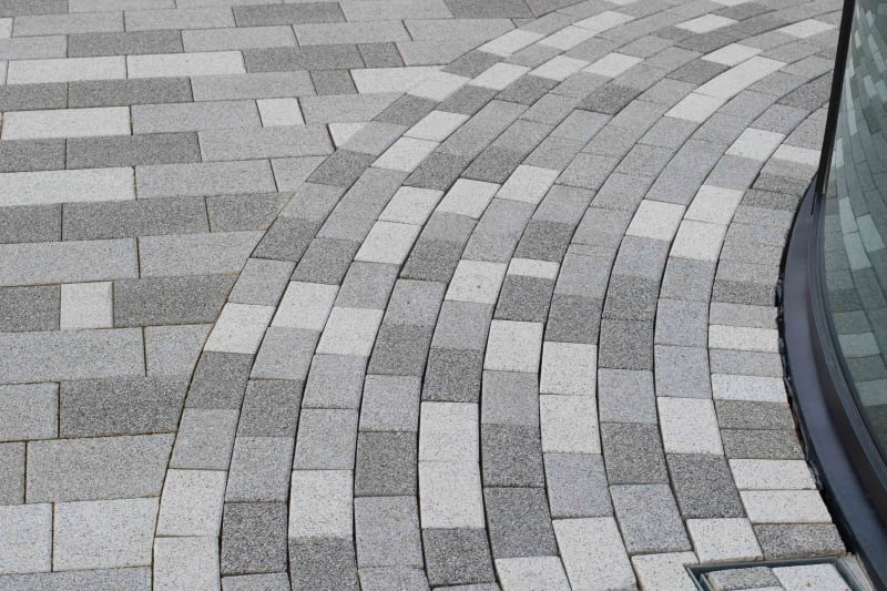 Modal paving at Liverlpool Exhibition Centre