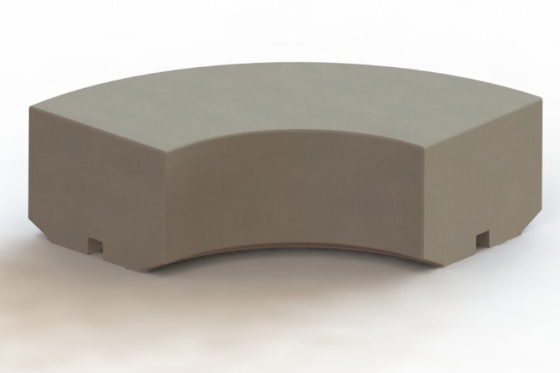 Metrolinia Radius Corner Block BIM Model
