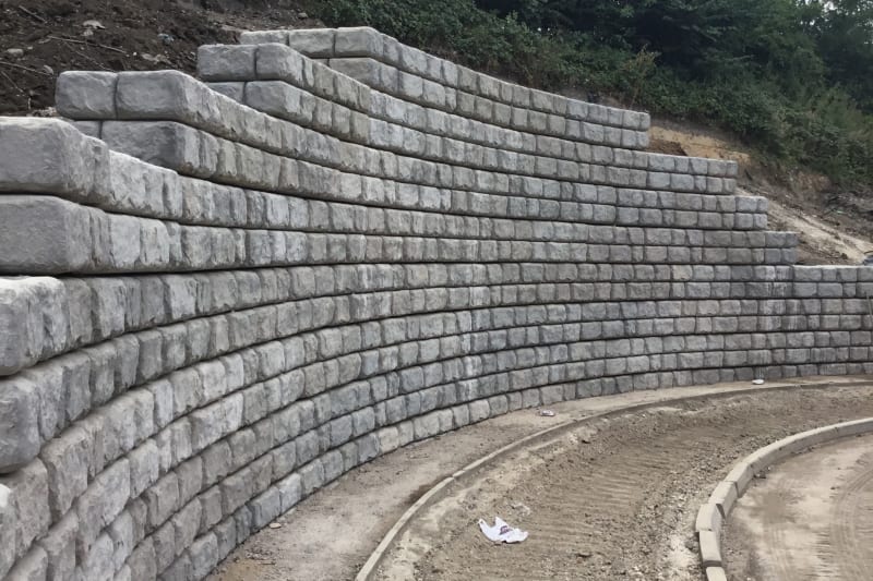 Redi-Rock Retaining Wall