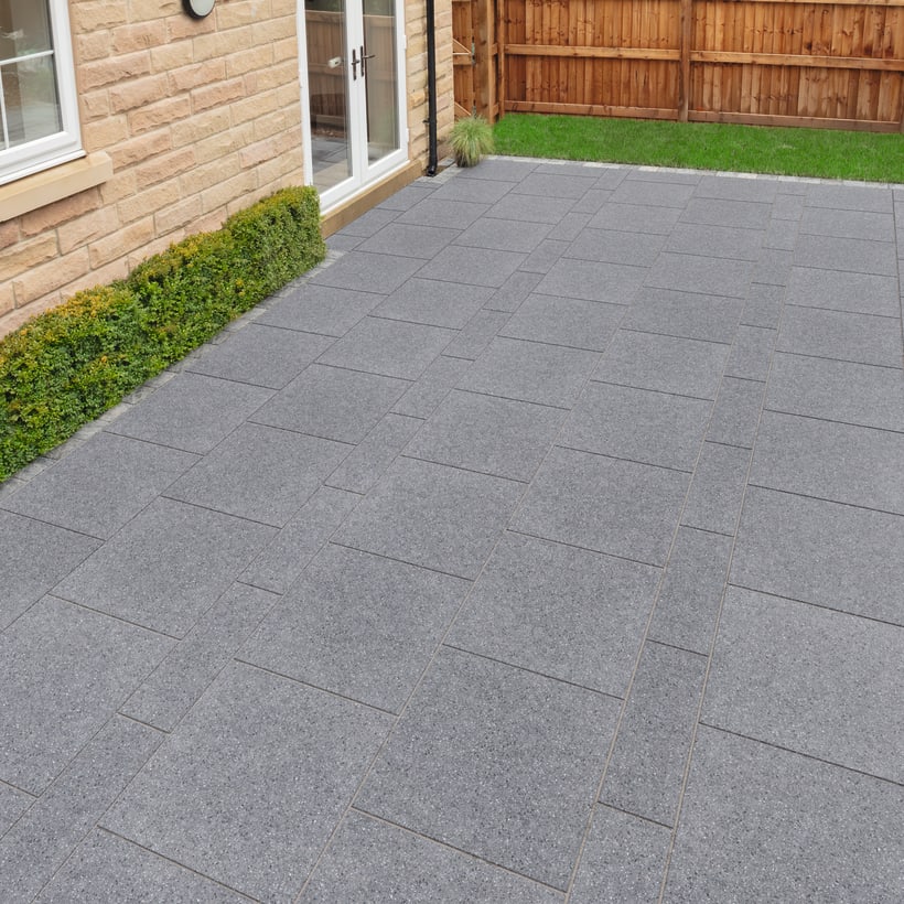 Argent Smooth Paving, Argent Block Paving, Smooth Grey Paving UK Marshalls